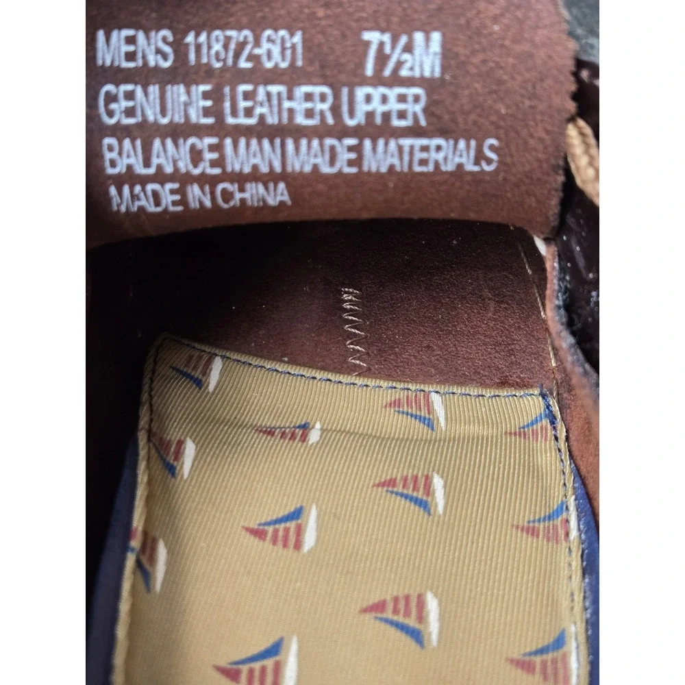 Florsheim Nevis 2 Eye Boat‎ Shoe Leather Nautical Size 7.5